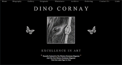 Desktop Screenshot of dinocornayart.com