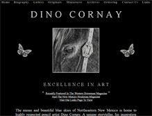 Tablet Screenshot of dinocornayart.com